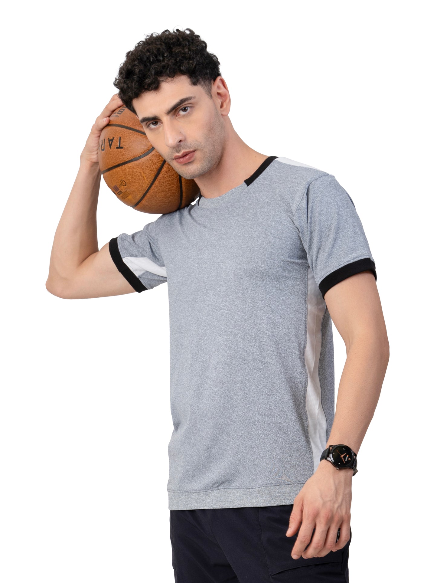 Men's COPPER MELANGE Basket Ball Activewear Jersey